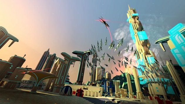 PlayStation VR - przeciwnicy w Battlezone