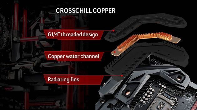 ASUS ROG Maximus VII Formula płyta główna chłodzenie CrossChill Copper