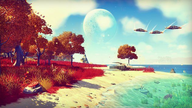 No Man’s Sky gra plaża