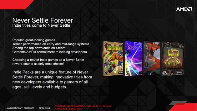 AMD Never Settle Forever - Nigdy nie spoczywaj na laurach promocja