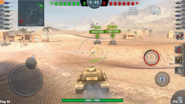 World of Tanks: Blitz – rozgrywka na pustyni