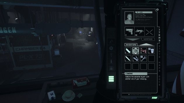 Daymare: 1998 screen UI