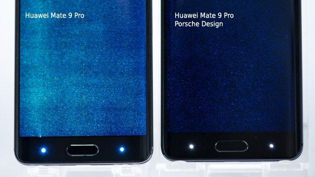 Mate 9 Pro i Porsche Design - porównanie czerni wyświetlaczy