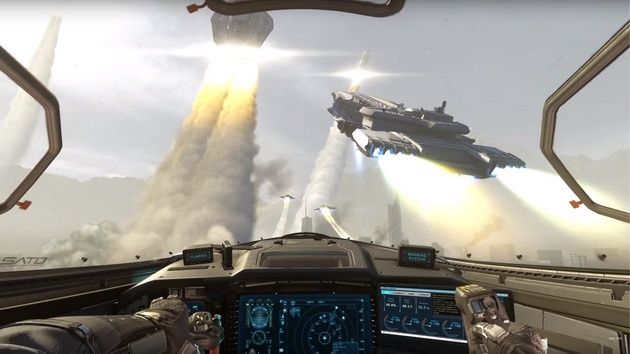 Call of Duty: Infinite Warfare - startujące statki kosmiczne