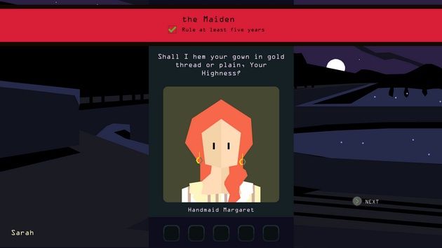 Gry indie grudzień 2017 - Reigns: Her Majesty