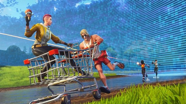 Fortnite Battle Royale - na wózku sklepowym