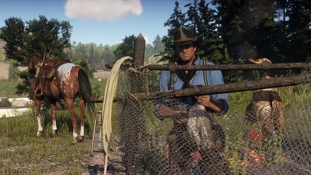 Red Dead Redemption 2 - polowanie na kaczki