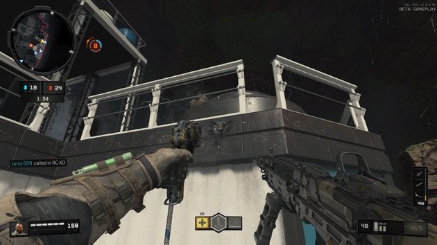 Call of Duty: Black Ops 4 beta - linka z hakiem w działaniu