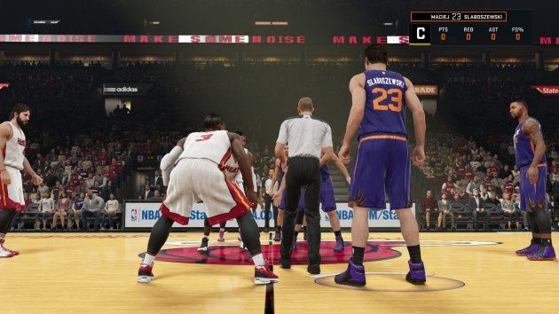 NBA 2k15 - rzut sędziowski