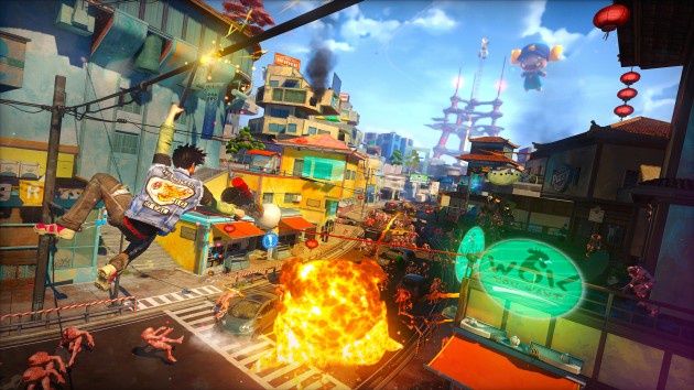 Sunset Overdrive wubuchy mutantów