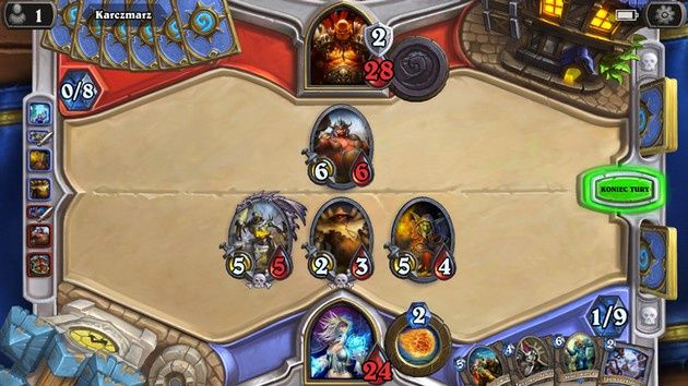 Hearthstone smartfony screen