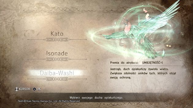 Nioh - opiekuńcze duchy