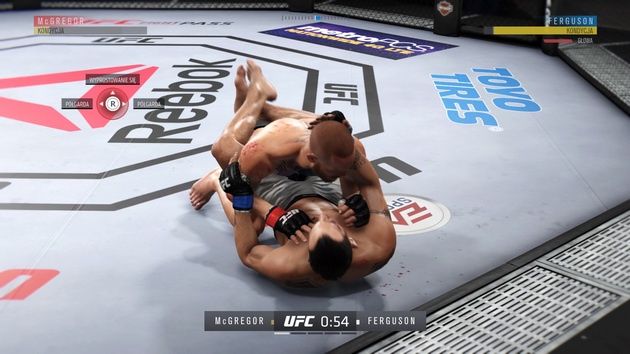 EA Sports UFC 3 - walka w parterze