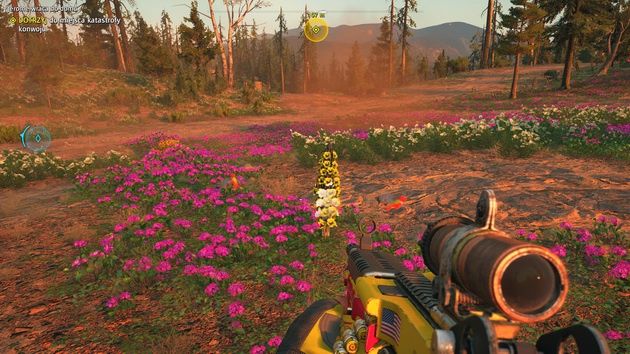 Far Cry New Dawn - roślinność i kolibry