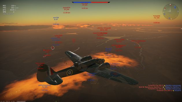 War Thunder - widok innych graczy