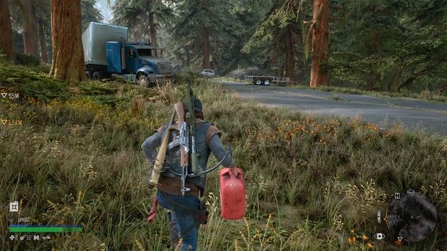 Days Gone - w drodze powrotnej do motocykla, z paliwem