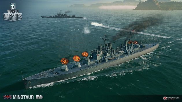 Wargaming - World of Warships - brytyjski Minotaur