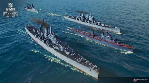 World of Warships drużyna