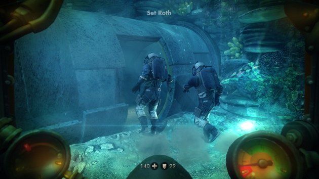 Wolfenstein: The New Order pod wodą