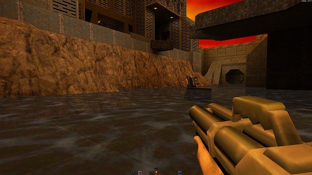 Quake II RTX - porównanie 1 (OpenGL)