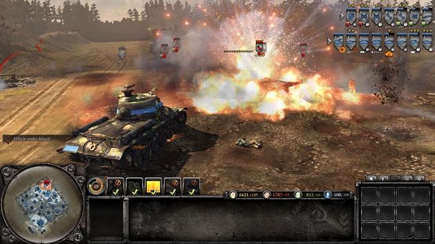 Company of Heroes 2 - eksplozja