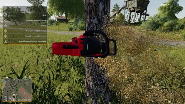Farming Simulator 19 - ścinanie drzew