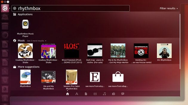 Ubuntu - sugestie z Amazon w dash na podstawie zebranych informacji