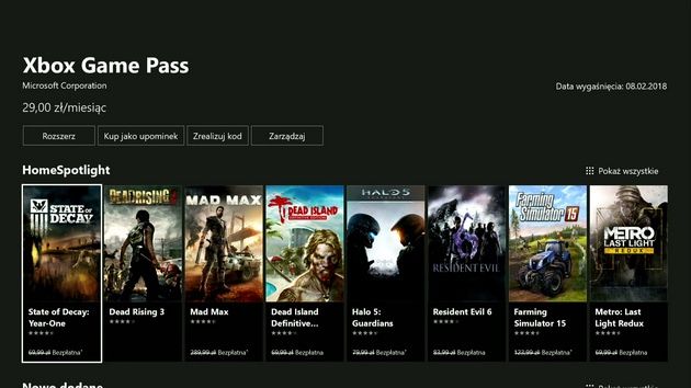 Xbox One X - Xbox Game Pass