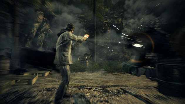 Alan Wake strzały