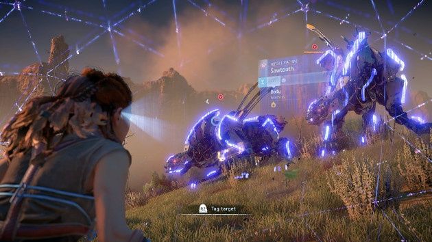 Horizon: Zero Dawn interfejs
