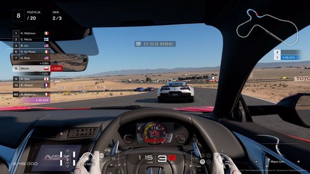 Gran Turismo Sport - wyścig po pustyni
