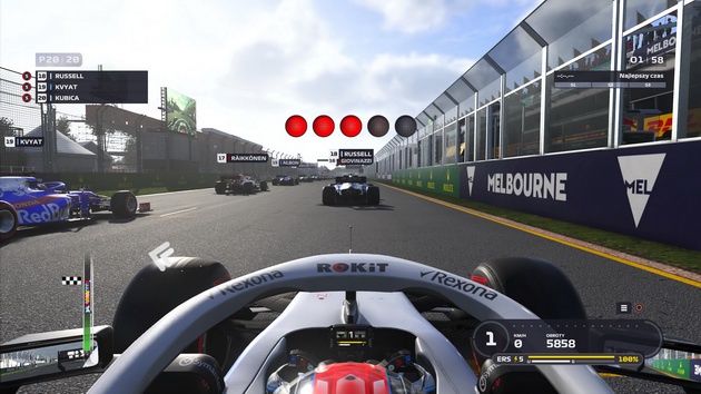 F1 2019 - wyścig Robertem Kubicą