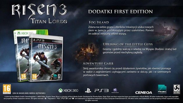 Risen 3 premiera konsole