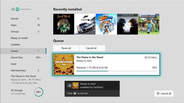 Xbox One FastStart