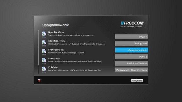 Freecom XXS 3.0 - podreczniki