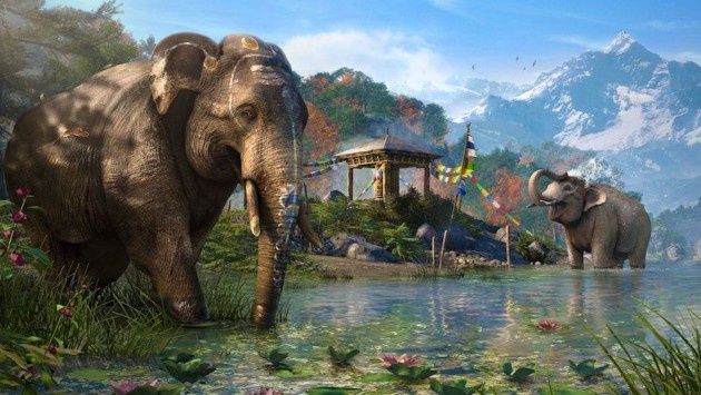Far Cry 4 słonie