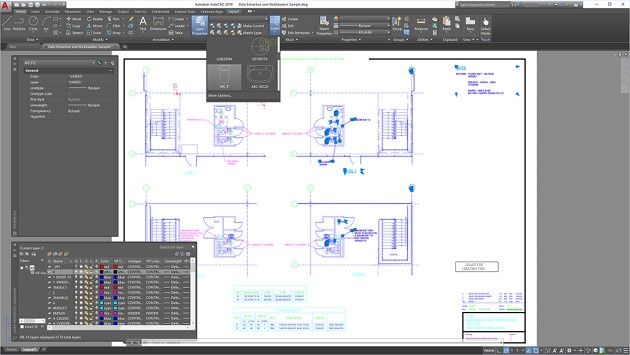 AutoCAD 2019 interfejs