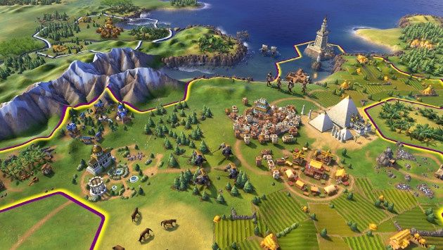 Civilization VI mapa