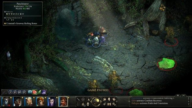 Pillars of Eternity screen