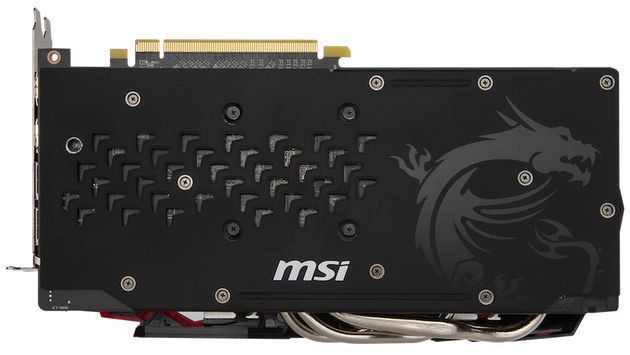 MSI Radeon RX 480 Gaming X - karta graficzna backplate