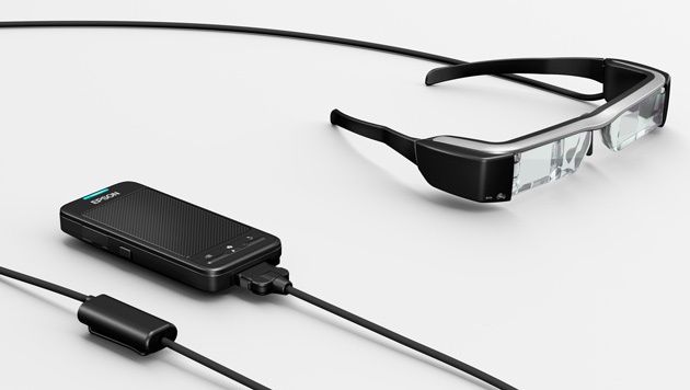 Epson Moverio BT-200 rzeczywistość rozszerzona zestaw