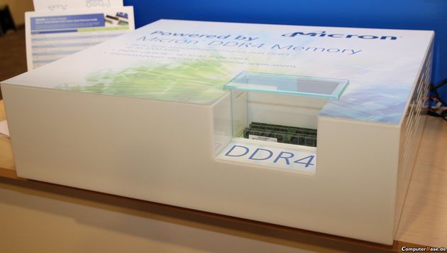 IDF 2013 prezentacja pamięci Micron DDR4 zdjęcie
