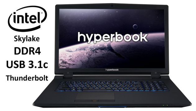 Hyperbook X17DM laptop