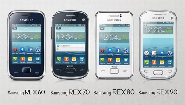 Samsung REX smartfony