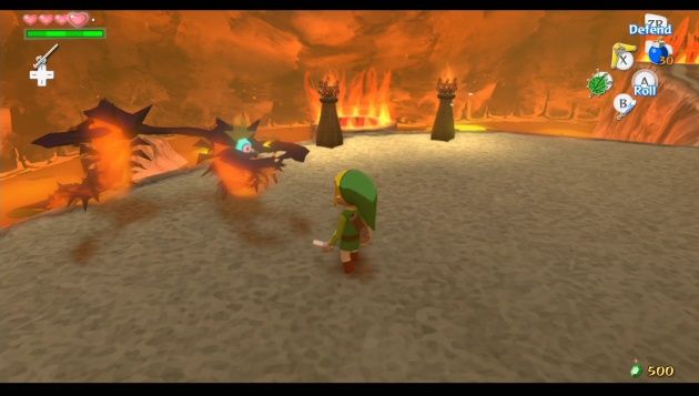 Legend of Zelda: Wind Waker HD walka ze smokiem