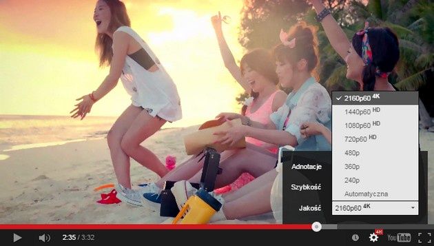 YouTube 2160p60