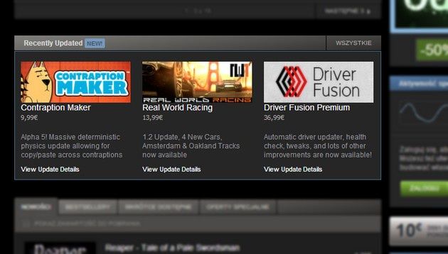 Steam aktualizacje