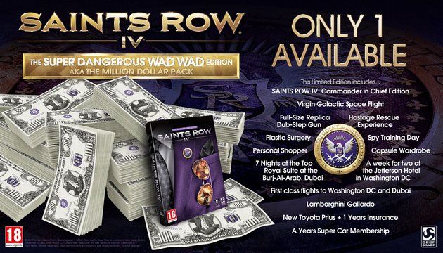 Saints Row IV The Super Dangerous Wad Wad Edition