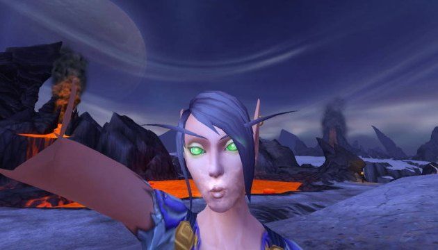 WoW selfie dzióbek