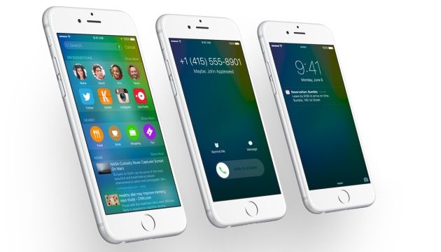 iOS 9 smartfony